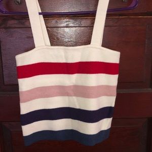 Sweater Tank Top (cropped) Size: M